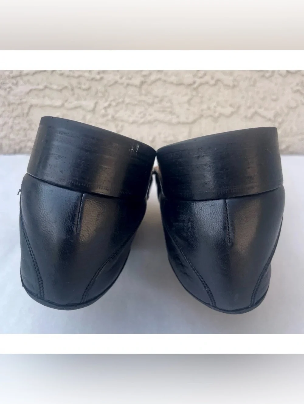 Bally of Switzerland Sligo Mens Sz US 9.5 D Black Leather Penny Moc Loafers VTG